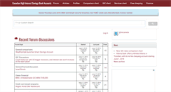 Desktop Screenshot of highinterestsavings.ca